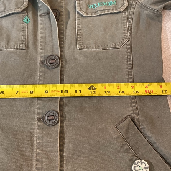 Volcom - Fitted Army style jacket. Size m - Picture 6 of 13